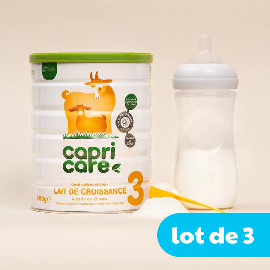 Capricare® 3ème âge - Lait infantile de chèvre (lot de 3)